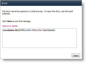 This form cannot be opened in a Web browser. To open this form, use ...